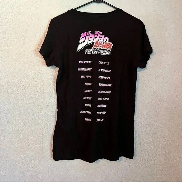 Hot Topic Jo Jos Bizarre Adventures Womens Top Animation Size Large - Picture 3 of 4